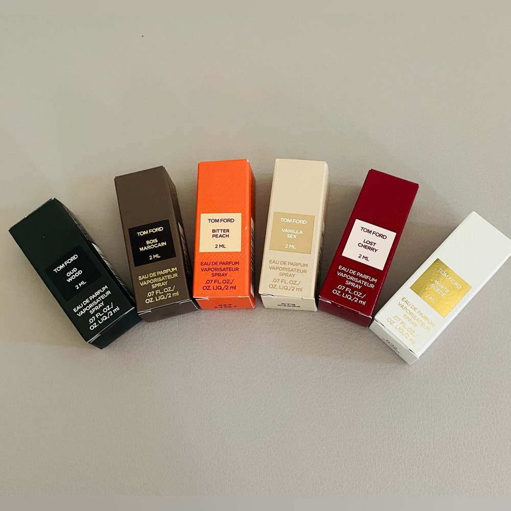 Tom Ford 6 different scent mini samples - Picture 1 of 7